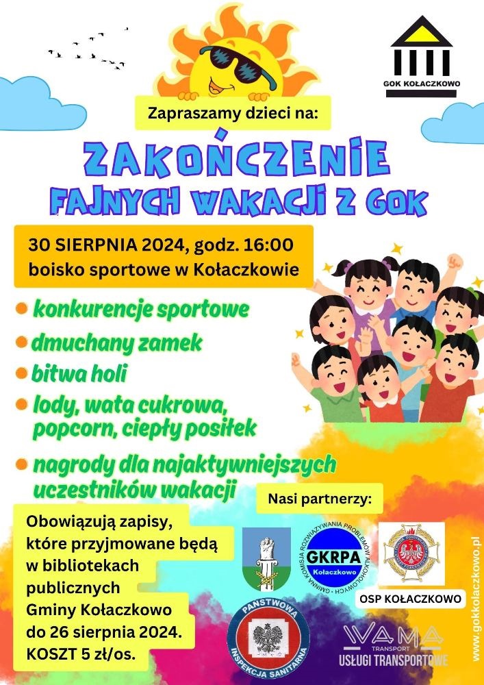 Zakończenie wakacji