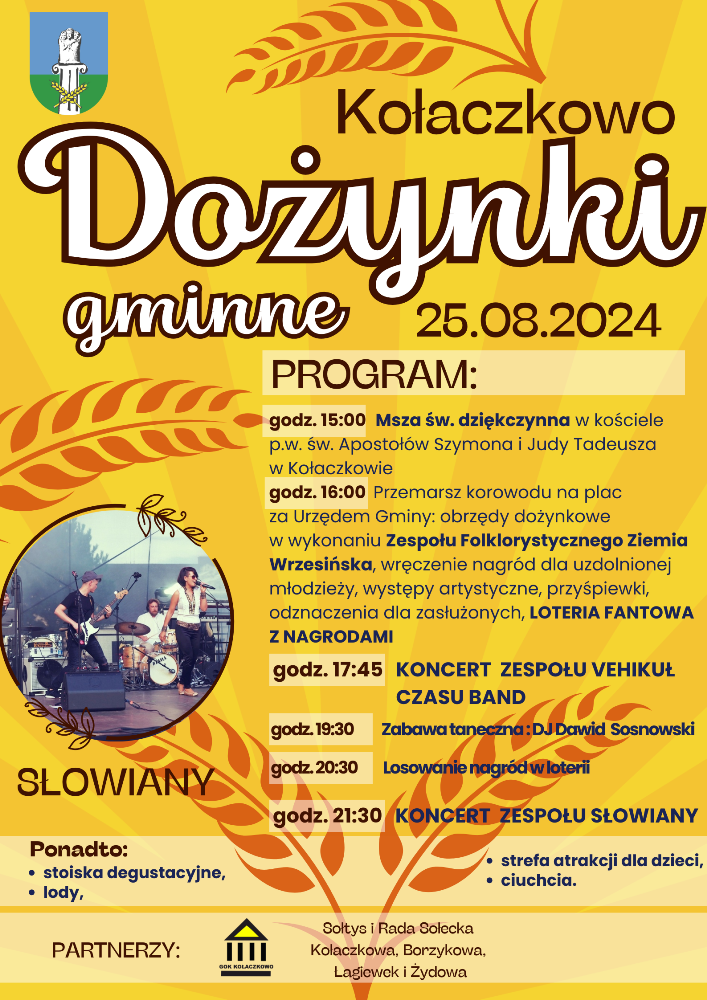 Plakat dożynkowy 2024