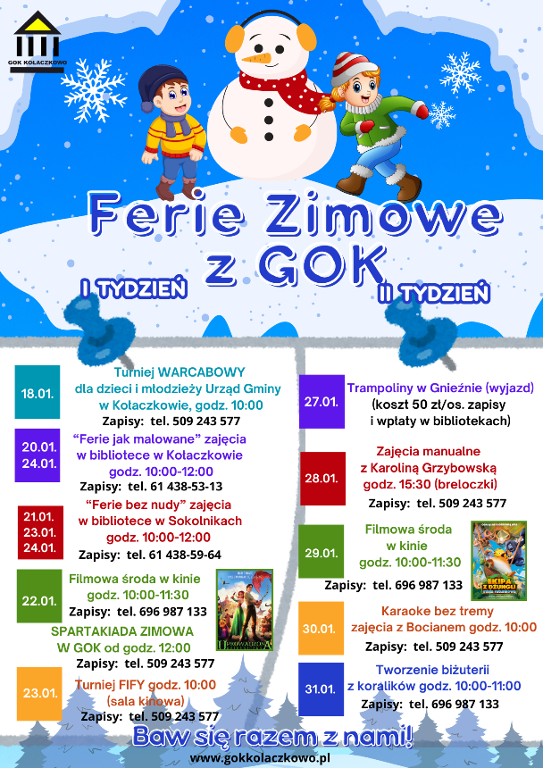 Program ferii zimowych 2025