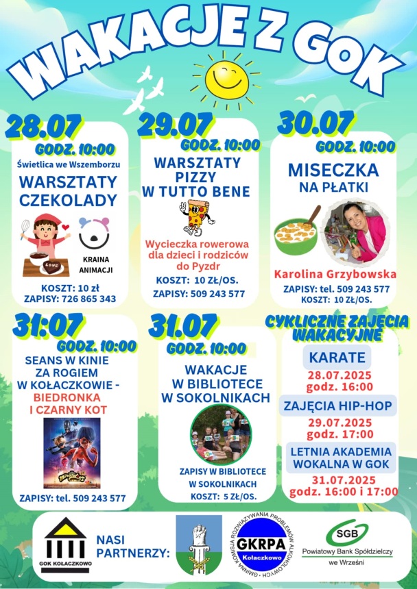 Ostatni tydzień lipca 2025 Oferta wakacyjna na koniec lipca 2025