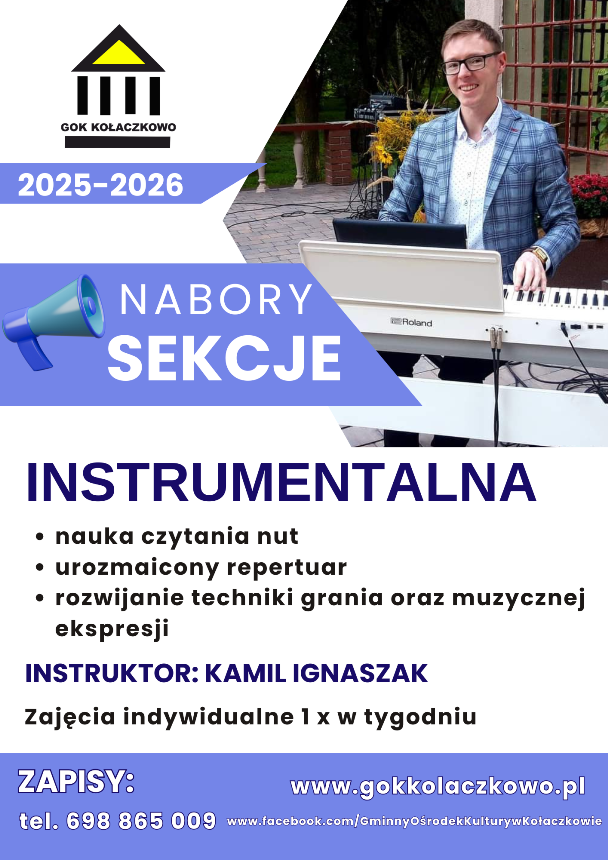 Nabór do sekcji instrumentalnej 2025-2026