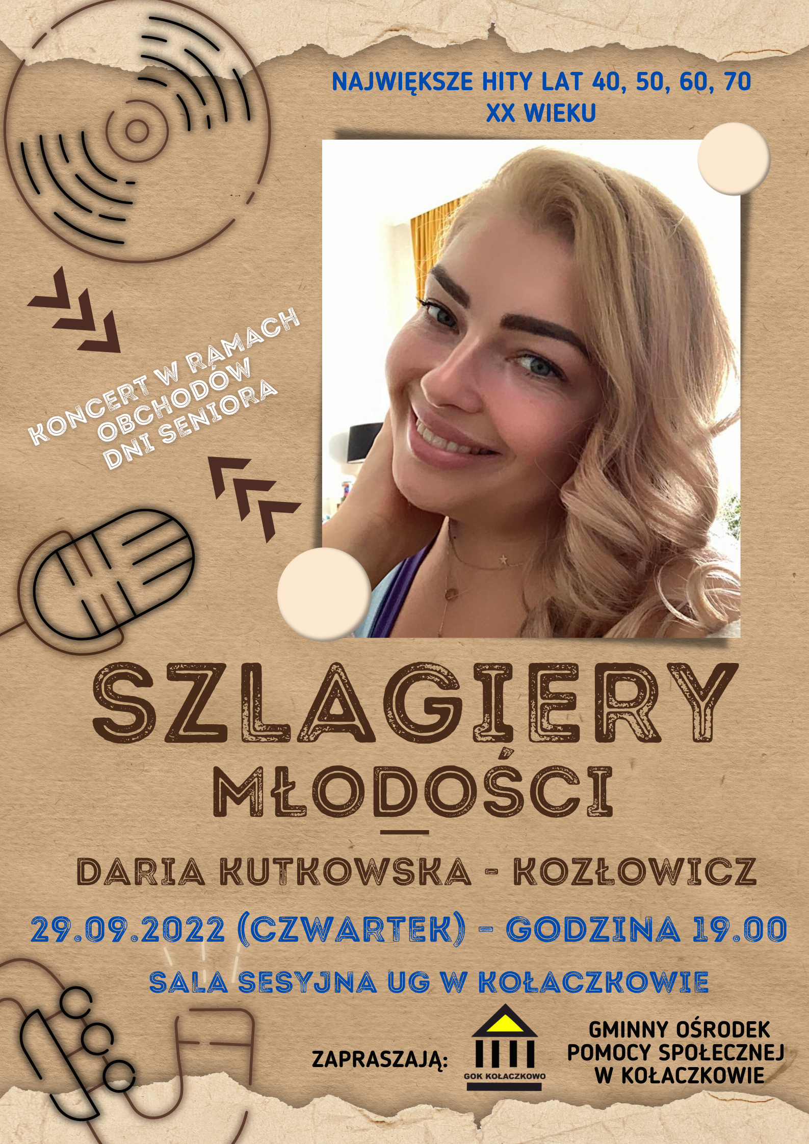 plakat promujący koncert